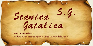 Stanica Gatalica vizit kartica